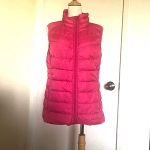 Blanc Noir Down Puffer Vest in Pink